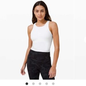 Lululemon Ebb To Street Racerback Crop Tank